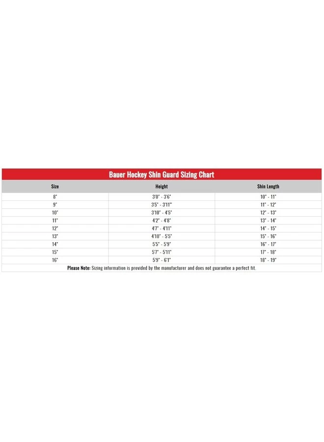 2022 BAUER SG VAPOR 3X PRO SHIN PAD SR - Image 5