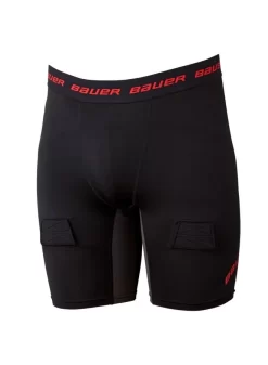 BAUER S19 ESSENTIAL COMPRESSION JOCK SHORT JR (Yth)