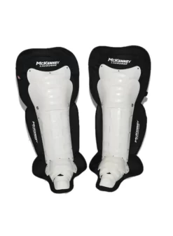 MCKENNEY CAT #2 LACROSSE LEG GUARDS PEEWEE 5000 14" BLACK
